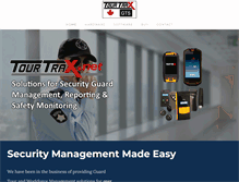Tablet Screenshot of guardtoursystems.com